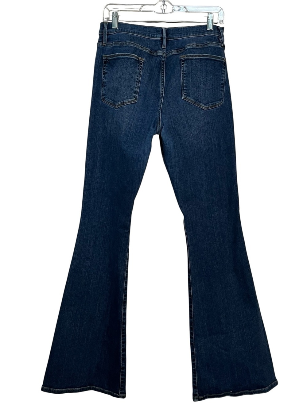 FRAME Le High Flare Jeans Dublin Dark Wash High Rise 32 - Picture 5 of 12